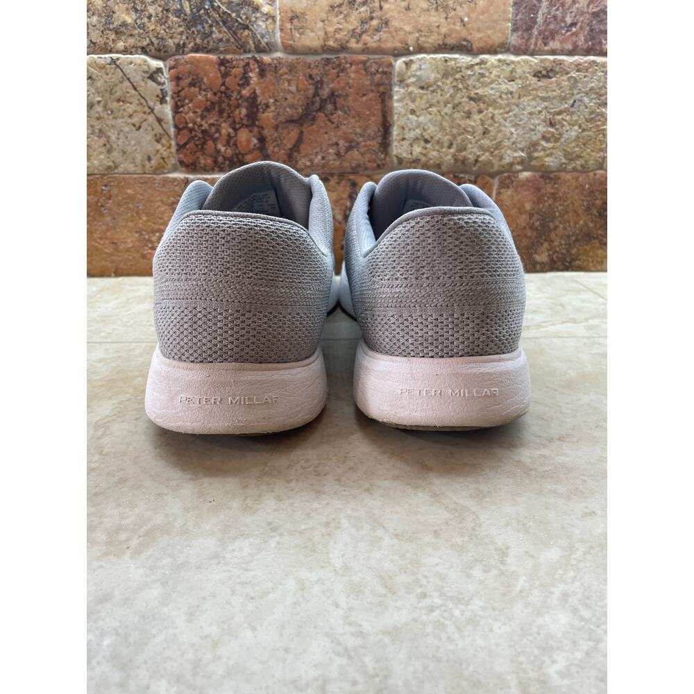 Peter Millar Sneaker Size 12 Gray Knit Lace Up Comfort Shoes Mens Lightweight - Picture 6 of 13